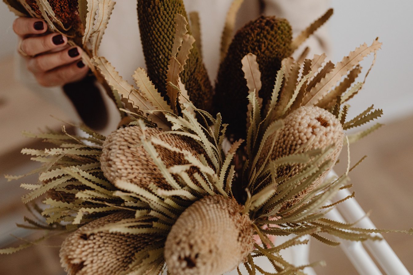 Dried Flowers in Close Up Photography